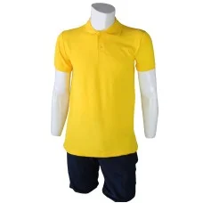 Polo Yaka Sarı Penye Lacoste
