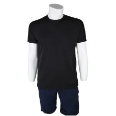 Sıfır Yaka Füme T-Shirt Uzun Kol Open-End Supreme